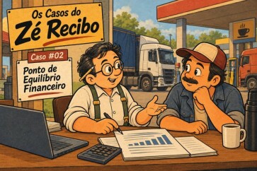 Ponto de equilíbrio financeiro: Zé Recibo calcula com o Osvaldo quantos fretes cobrem as contas